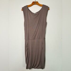 Athleta Brown Stretchy Sleeveless Dress Soft Size M